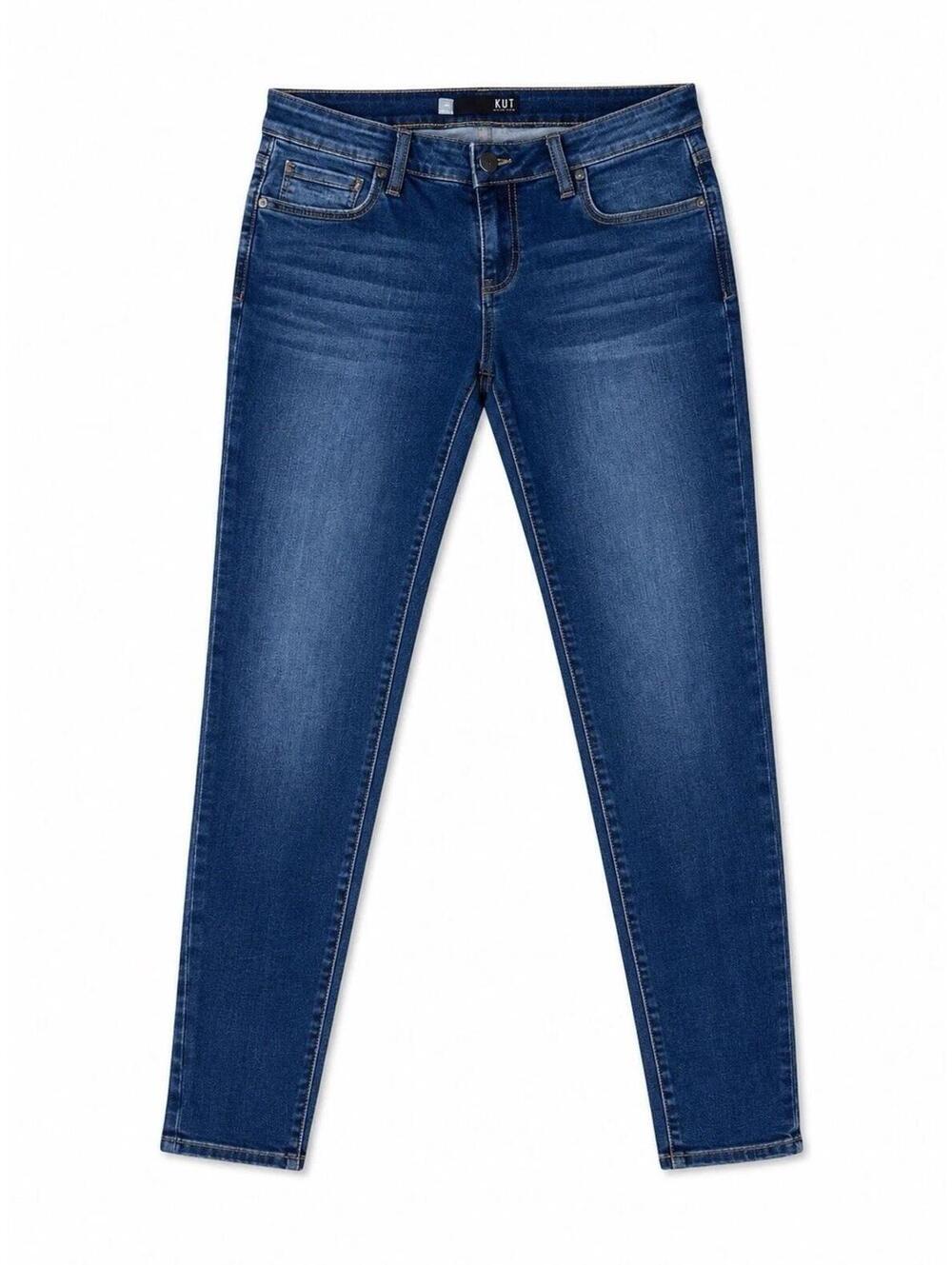 Kut From The Kloth Jeans 8 Mia Toothpick Skinny High Rise Denim Stretch Petite
